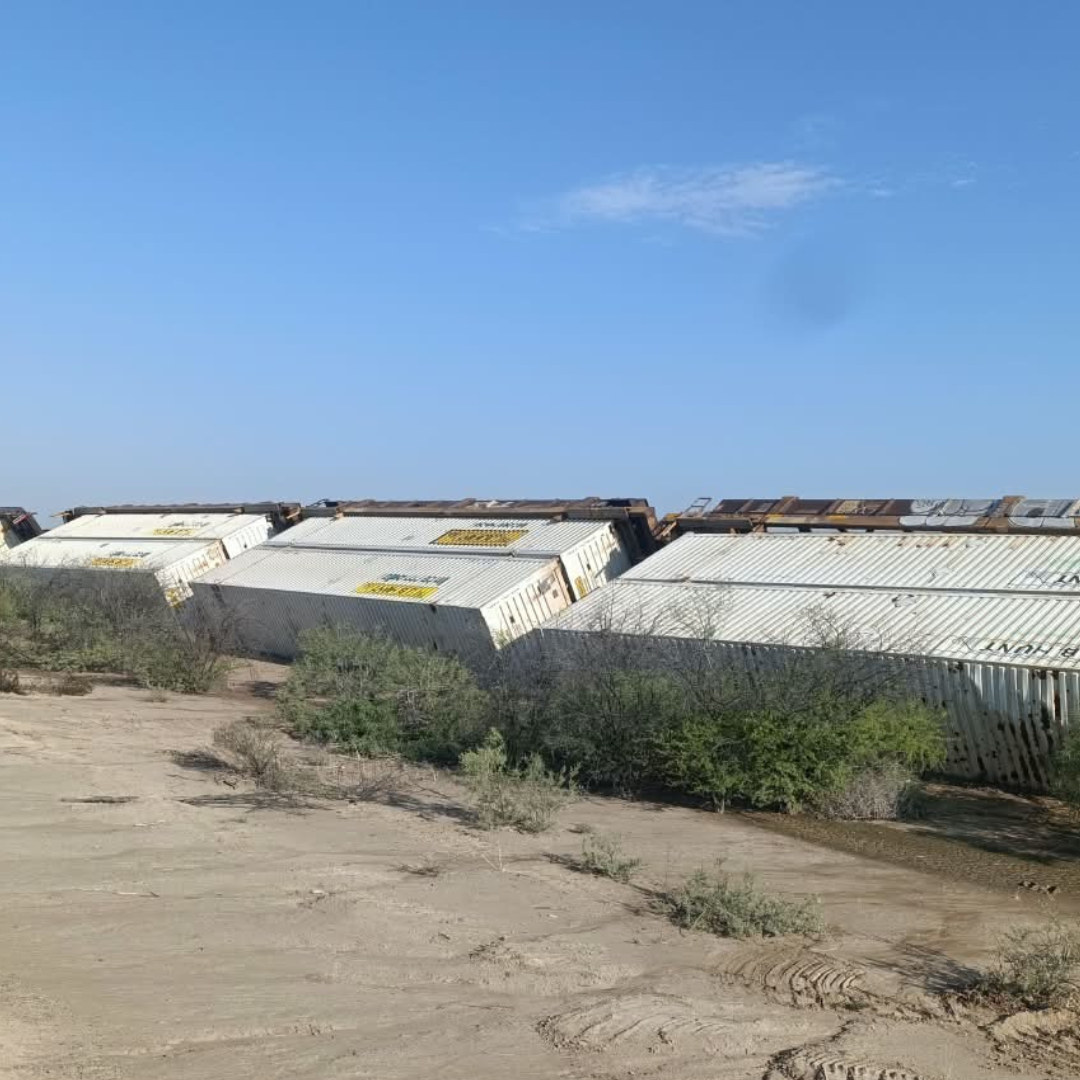 Se Descarrila Tren y Vuelca Más de 80 Vagones en General Cepeda, Coahuila